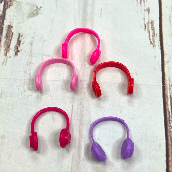 Mattel Barbie Headphone accessories bundle of 5 - Picture 1 of 5